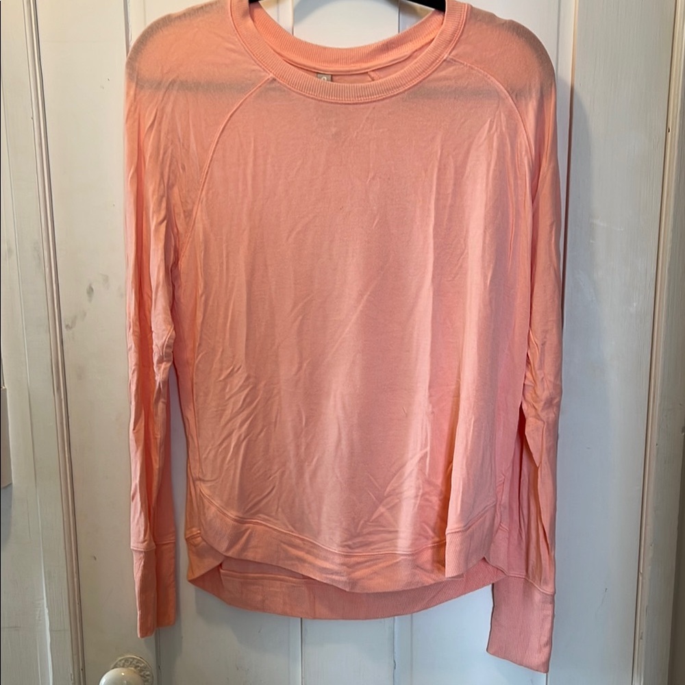 Women's Pink Long Sleeve Top